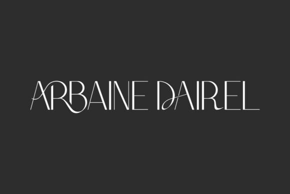 Arbaine Dairel Font Review