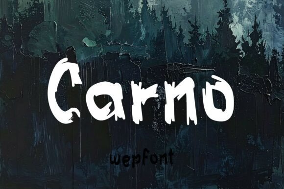 Carno: A Brush Font for Creative Branding