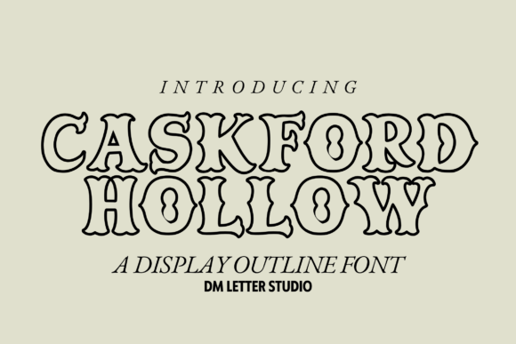 Caskford Hollow Font Review