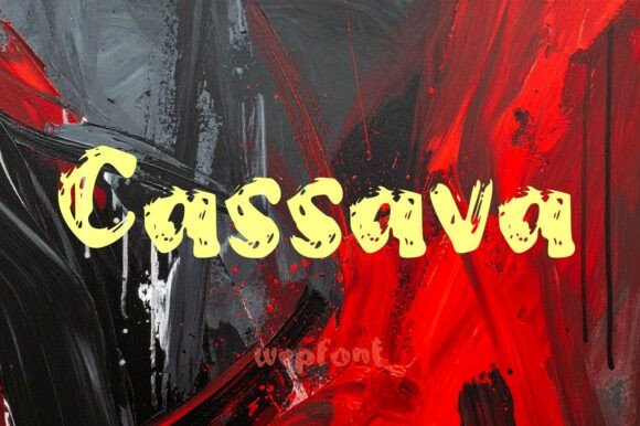Cassava Font: Bold Urban Style