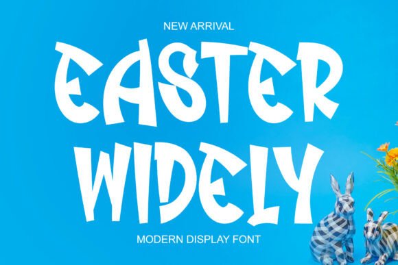 Easter Widely Font for Creative Campaigns