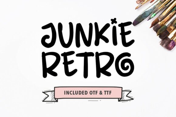 Junkie Retro Font for Bold Branding