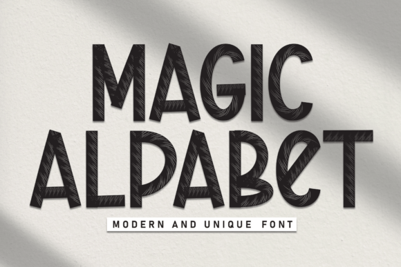 Magic Alpabet Font for Creative Projects