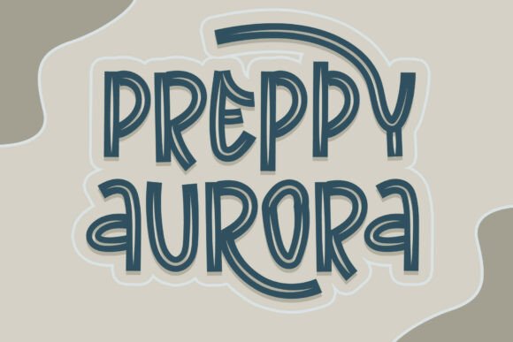 Preppy Aurora Font for Bold Web Design