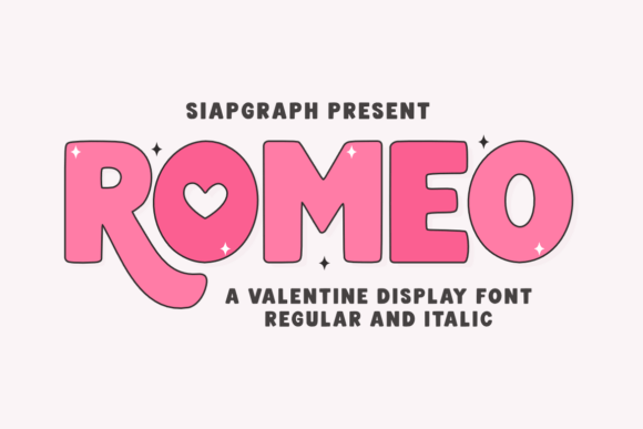 Romeo Font: Retro Display Style