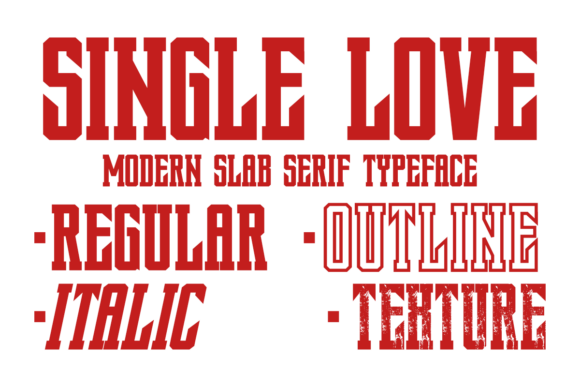 Single Love Font for Editorial Design