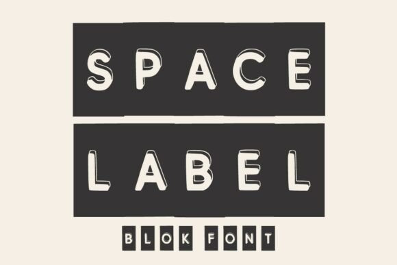 Space Label Font for Bold Branding